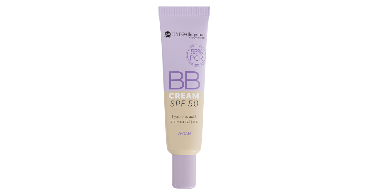 Bell Hypoalergiczny Wielofunkcyjny Krem BB Z Filtrem SPF50 01 Nude 30g