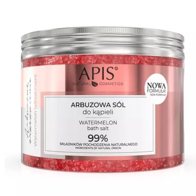 APIS Nawilżająca Sól do Kąpieli Arbuz i Melon 650g
