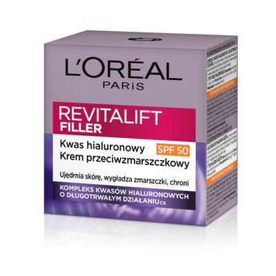 Loreal Revitalift Filler Intensywne Wypełnienie Krem Anti-Age SPF50+ 50ml