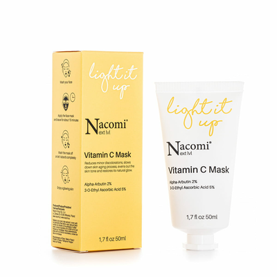 Nacomi Next Lvl Rozjaśniająca Maska z Witaminą C 50ml