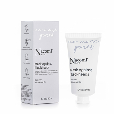Nacomi Next Lvl Maska Przeciw Zaskórnikom z Węglem Aktywnym 50ml