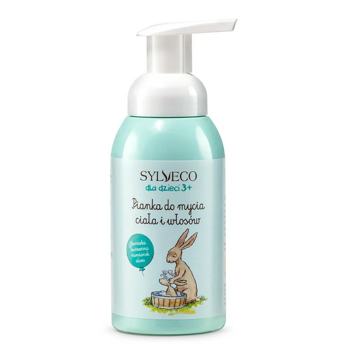 Sylveco dla Dzieci 3+ Pianka do Mycia Ciała i Włosów Borówka 290ml