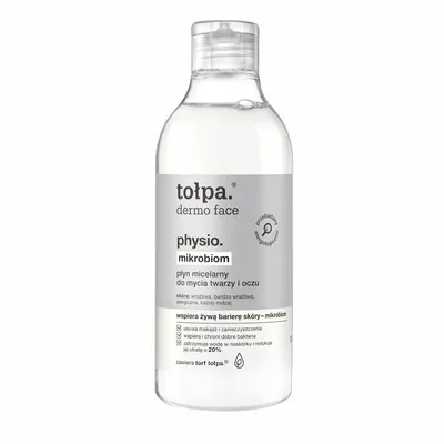 Tołpa Physio Mikrobiom Płyn Micelarny do Mycia Twarzy i Oczu 400ml