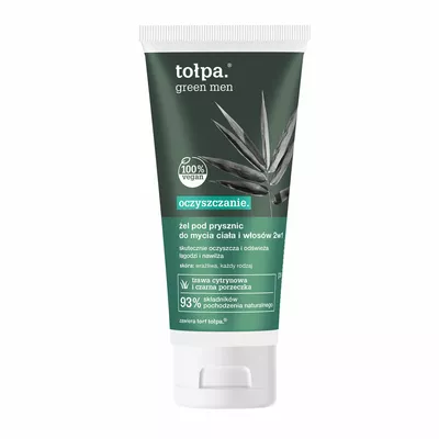 Tołpa Green Men Żel pod Prysznic do Mycia Ciała i Włosów 2w1 200ml