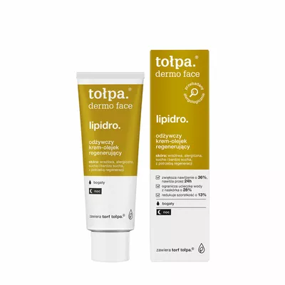 Tołpa Lipidro Odżywczy Krem-Olejek do Twarzy na Noc 40ml