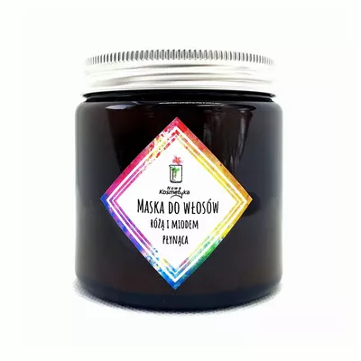 Nowa Kosmetyka Maska do Włosów Różą i Miodem Płynąca 120ml