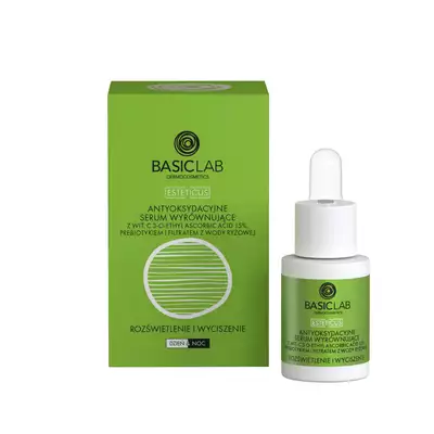 BasicLab Antyoksydacyjne Serum 15% Rozświetlenie i Wyciszenie 15ml