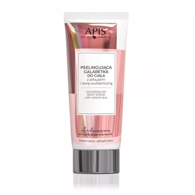 APIS Peelingująca Galaretka do Ciała z Arbuzem i Lawą Wulkaniczną 200ml
