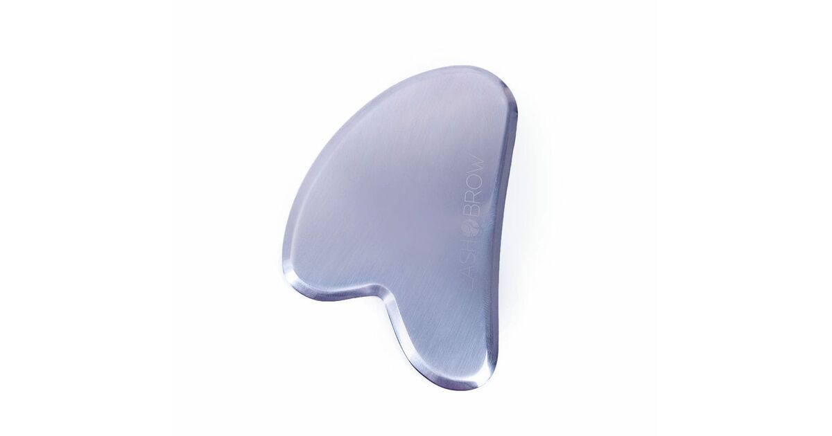 Gua sha — płytka do masażu twarzy ze stali chirurgicznej
