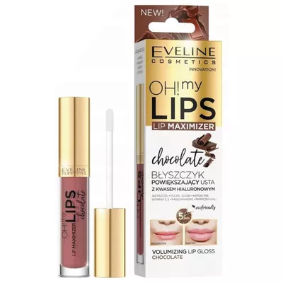 Eveline Oh! My Lips Błyszczyk Powiększający Usta Czekolada