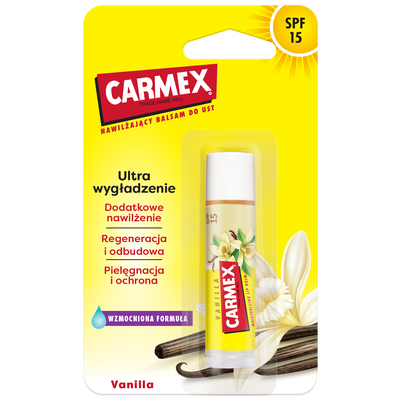CARMEX Nawilżający Balsam do Ust Classic w Sztyfcie Vanilla