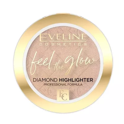 Eveline Feel The Glow Diamond Rozświetlacz 02 Beach Glow
