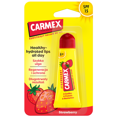 CARMEX Nawilżający Balsam do Ust Classic Truskawka