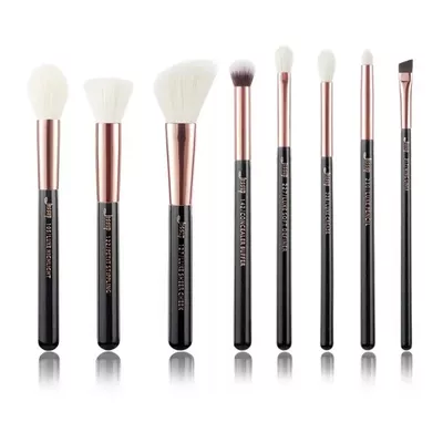 Jessup Zestaw 8 Pędzli do Makijażu T121 Black/Silver