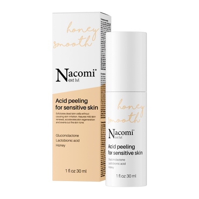 Nacomi Next Lvl Peeling Kwasowy do Cery Wrażliwej Kwas Laktobionowy 30ml