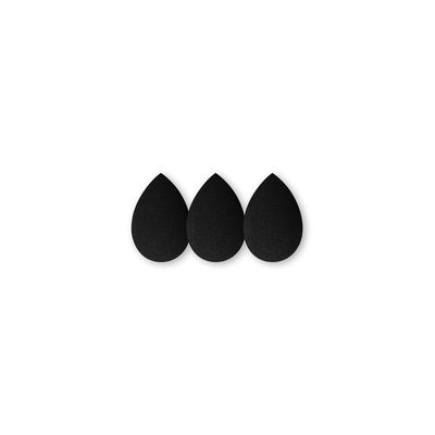 IBRA Makeup Blender Sponge Zestaw Gąbek do Makijażu Czarne