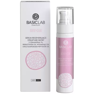 BasicLab Esteticus Serum Regenerujące Strukturę Skóry Z Ceramidami I Peptydami 30ml