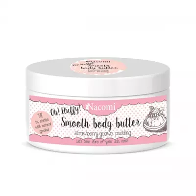 Nacomi Lekkie Masło Truskawkowy pudding 