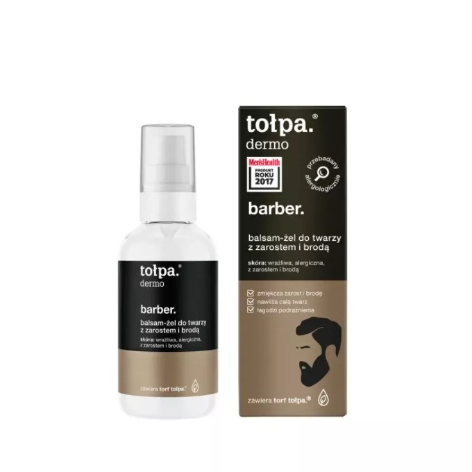 Tołpa Barber Balsam-Żel do Twarzy z Zarostem i Brodą 75ml
