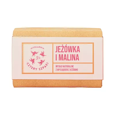 Mydlarnia Cztery Szpaki Mydło Jeżówka i Malina 110g