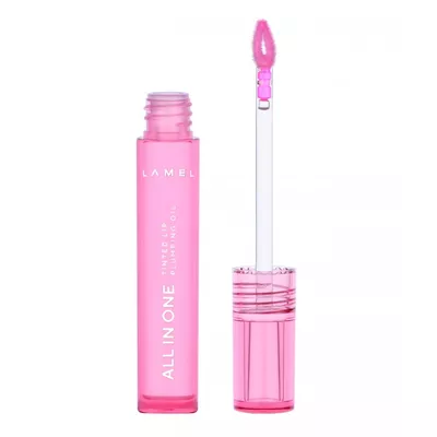 Lamel All in One Lip Tinted Plumping Olejek do Ust 402