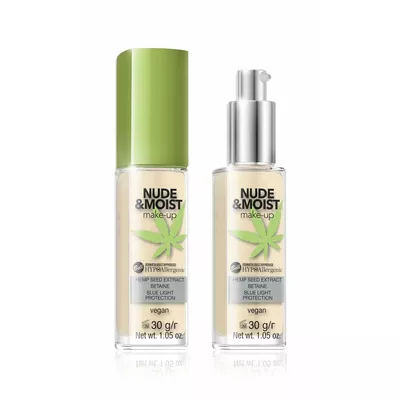 Bell HYPOAllergenic Nude&amp;Moist Make-Up Podkład do Twarzy Nawilżająco-Odżywczy 03 Sand