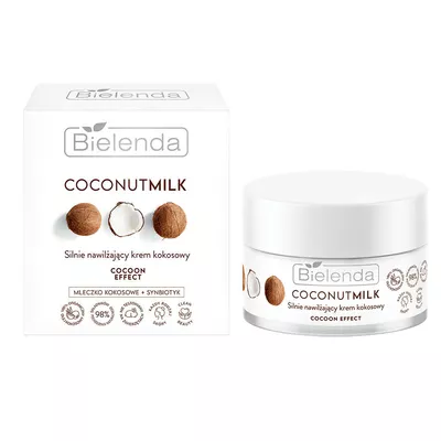 Bielenda Coconut Milk Silnie Nawilżający Krem Kokosowy 50ml