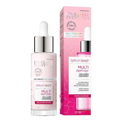 Eveline Serum Shot Multi Peptydy Serum do Twarzy Odmłodzenie 30ml
