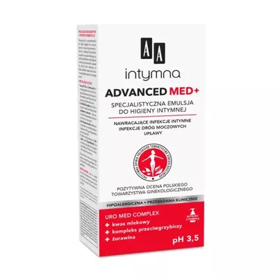 AA Intymna Advanced Med+ Emulsja do Higieny Intymnej 300ml