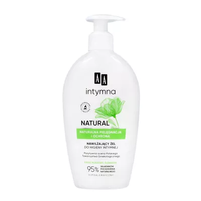 AA Intymna Natural Nawilżający Żel do Higieny Intymnej 300ml