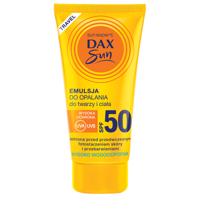 DAX SUN Travel Emulsja do Opalania SPF50+ 50ml