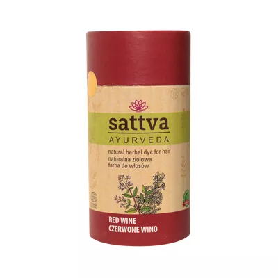 Sattva Naturalna Henna - Ziołowa Farba do Włosów Red Wine 150ml