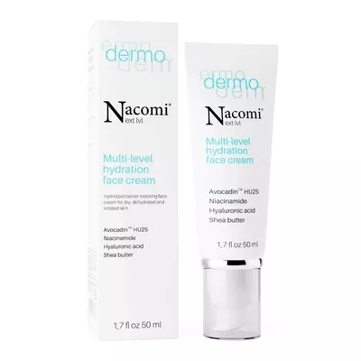 Nacomi Next LvL Dermo Wielopoziomowy Krem Intensywnie Nawilżający 50ml