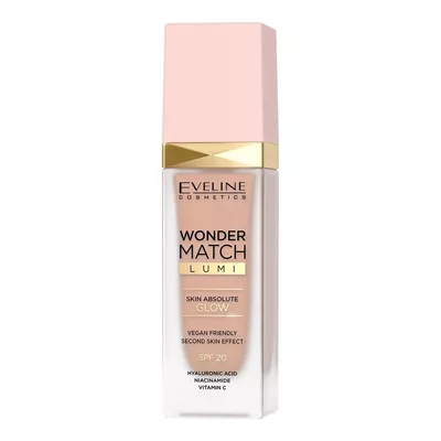 Eveline Wonder Match Lumi Podkład Rozświetlający 20 Nude Warm