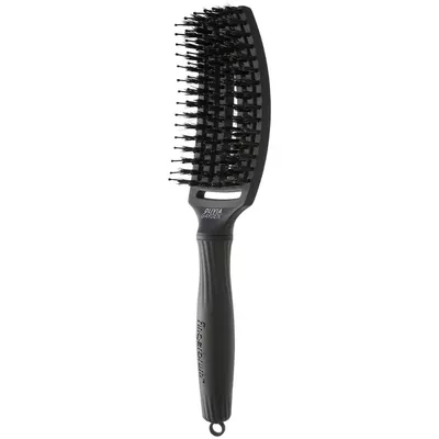 Olivia Garden Szczotka do Włosów Finger Brush Combo Medium Black