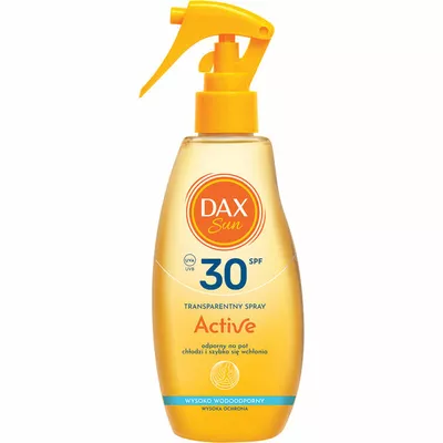 DAX SUN transparentny Spray do Opalania SPF30 200ml