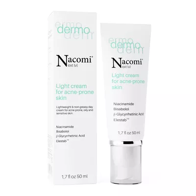 Nacomi Next LvL Dermo Lekki Krem do Cery Trądzikowej 50ml