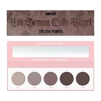 Miyo Five Points Paleta Cieni do Powiek 09 Hot Brown Cold Heart