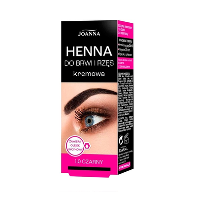Joanna Henna Kremowa do Brwi i Rzęs 1.0 Czarna