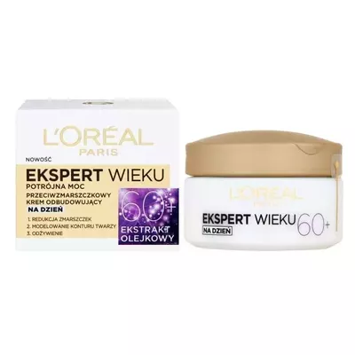 Loreal Ekspert Wieku Krem do Twarzy na Noc 60+ 50ml