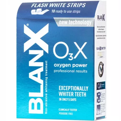 BLANX O3X Paski Wybielający 10 Sztuk