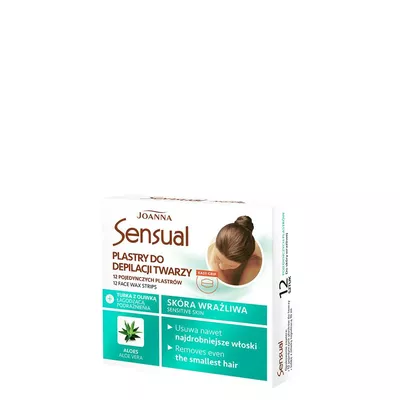 Joanna Sensual Plastry do Depilacji Twarzy Aloes