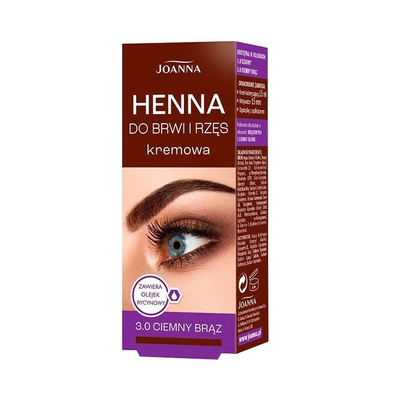 Joanna Henna Kremowa do Brwi i Rzęs 3.0 Brąz