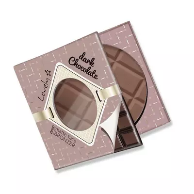 Lovely Puder brązujący do twarzy i ciała Dark Chocolate Deep 9g