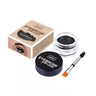 WIBO Eyebrow Pomade Wodoodporna Pomada do brwi Black Brown