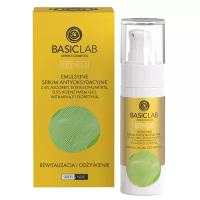 BasicLab Emulsyjne Serum Antyoksydacyjne Rewitalizacja i Odżywienie 30ml