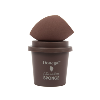 Donegal Gąbka do Makijażu Chocolatte z Etui
