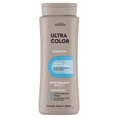 Joanna Ultra Color Szampon do Włosów Eliminujący Żółty Odcień 400ml