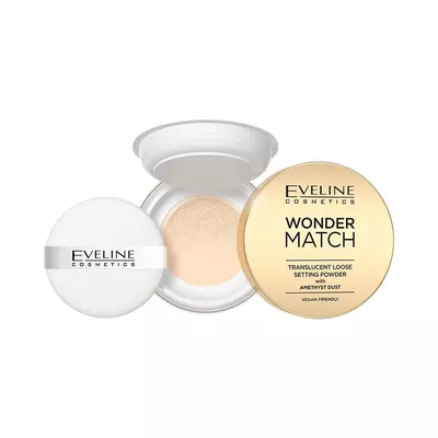 Eveline Wonder Match Puder Sypki Ametystowy Pył 6g