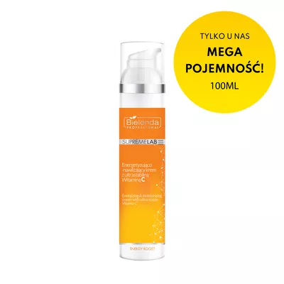 Bielenda Professional SupremeLAB Energy Boost Energetyzująco-Nawilżający Krem z Witaminą C 100ml